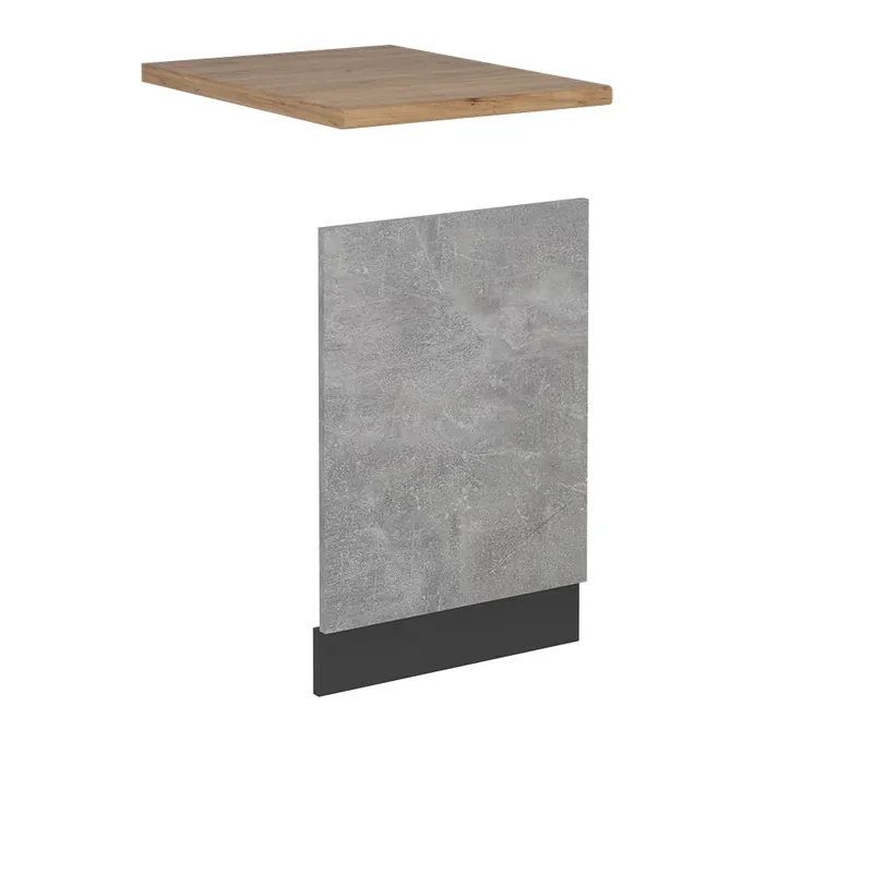 Disponibil imediat Panoul frontal R-Line beton 45 cm , AP Stejar Vicco