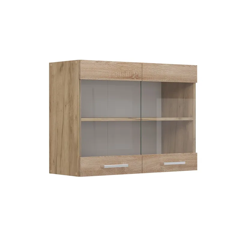 Dulap din sticlă de bucătărie R-Line Sonoma 80 cm Vicco Cel mai vândut