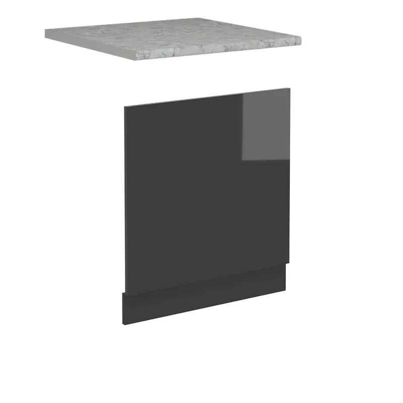 Panoul frontal R-Line Antracit lucios ridicat 60 cm , AP Marmură Vicco Preț promoțional