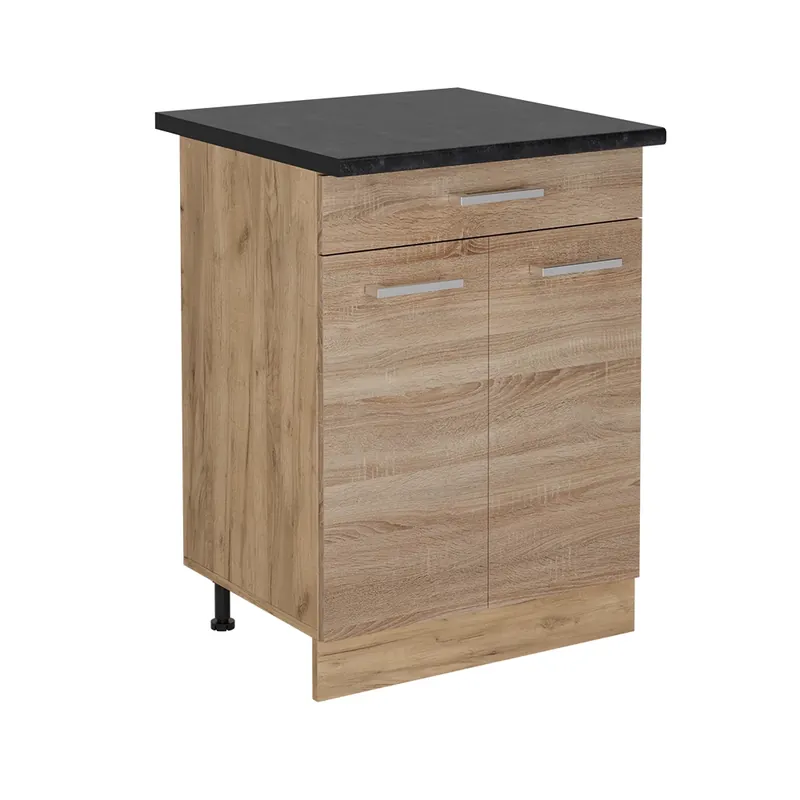 Dulap de bază de bucătărie R-Line Sonoma 60 cm cu sertar, AP antracit Vicco Cel mai vândut