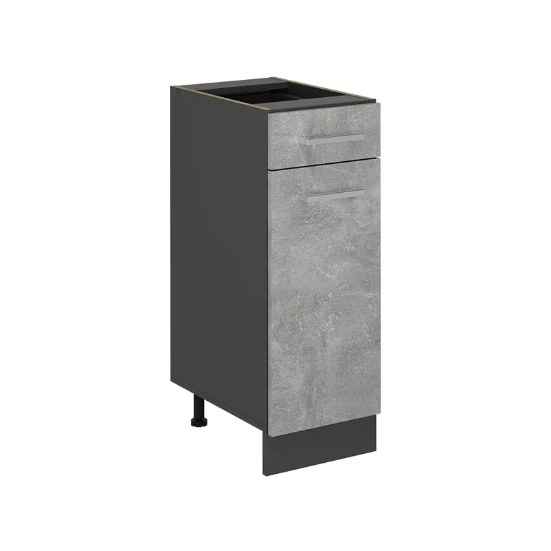 Preț promoțional Dulap de bază de bucătărie R-Line beton 30 cm fara blat Vicco