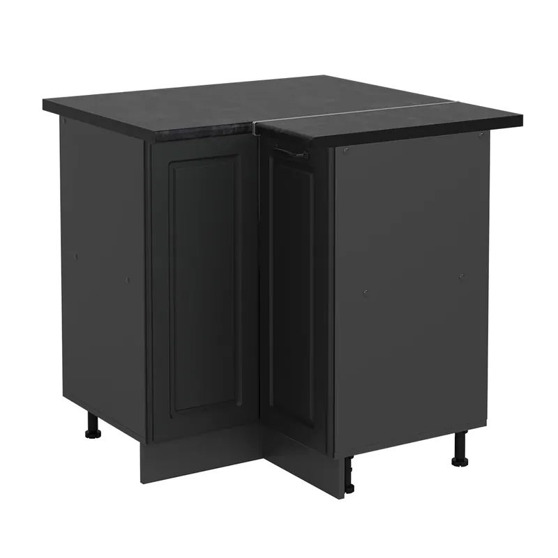 Dulap de bază de colț R-Line Casă de țară antracit 75.6 cm , AP Antracit Vicco Preț mic