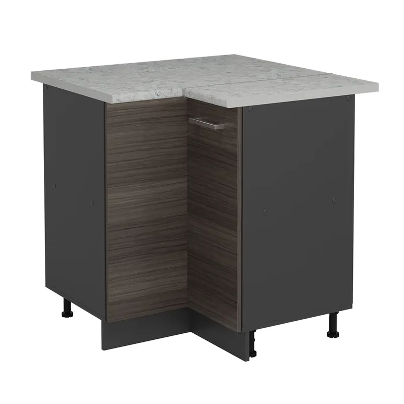 Dulap de bază de colț R-Line Gri nobil 75.6 cm marmură AP Vicco Expediere rapidă