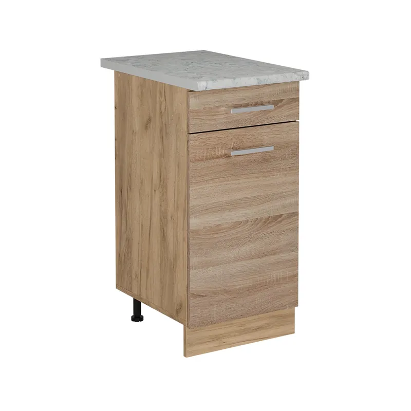 Dulap de bază de bucătărie R-Line Sonoma 40 cm marmură AP Vicco Preferatul clienților