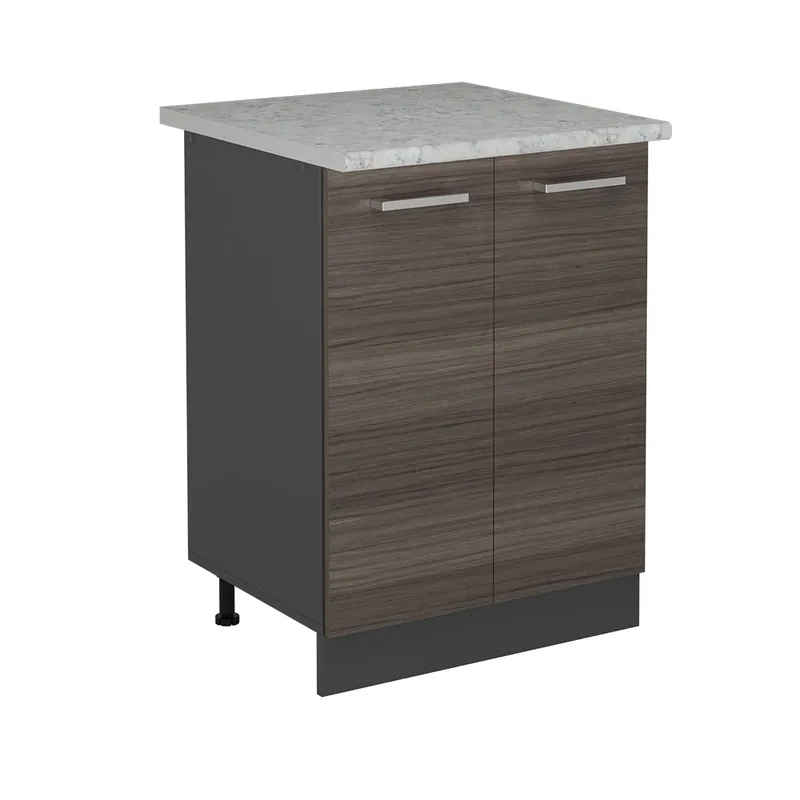 Dulap de bază de bucătărie R-Line Gri nobil 60 cm marmură AP Vicco Reducere