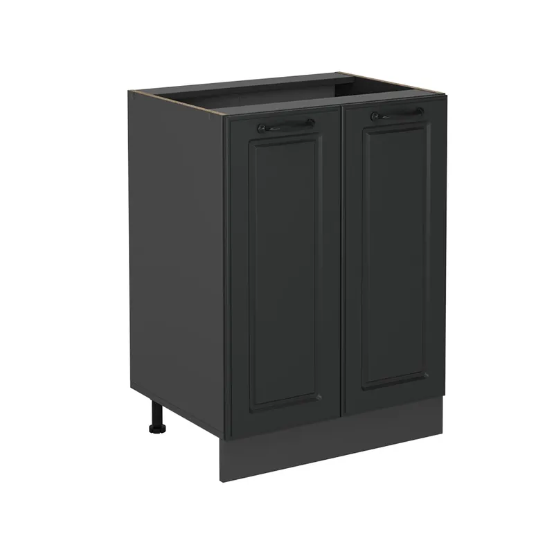 Dulap de bază de bucătărie R-Line Casă de țară antracit 60 cm fara blat Vicco Reducere specială