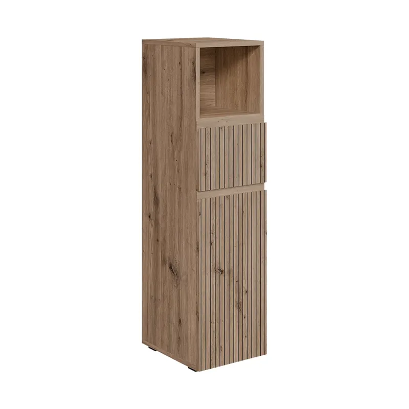 Dulap Midi Takumi Artizan 30x112.6 cm cu sertar și ușă Vicco Expediere rapidă