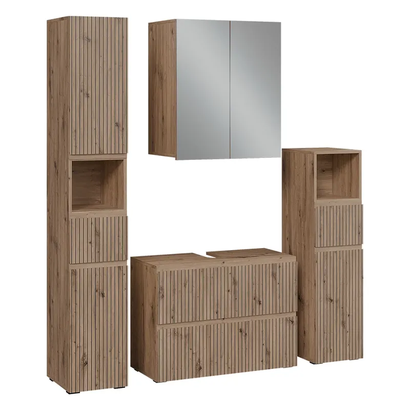 Plată securizată Set mobilier baie Takumi Artizan 4 părți Vicco