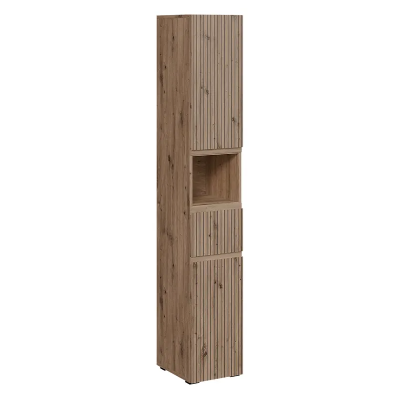 Dulap de baie Takumi Artizan 30x181 cm cu 2 uși Vicco Nu rata