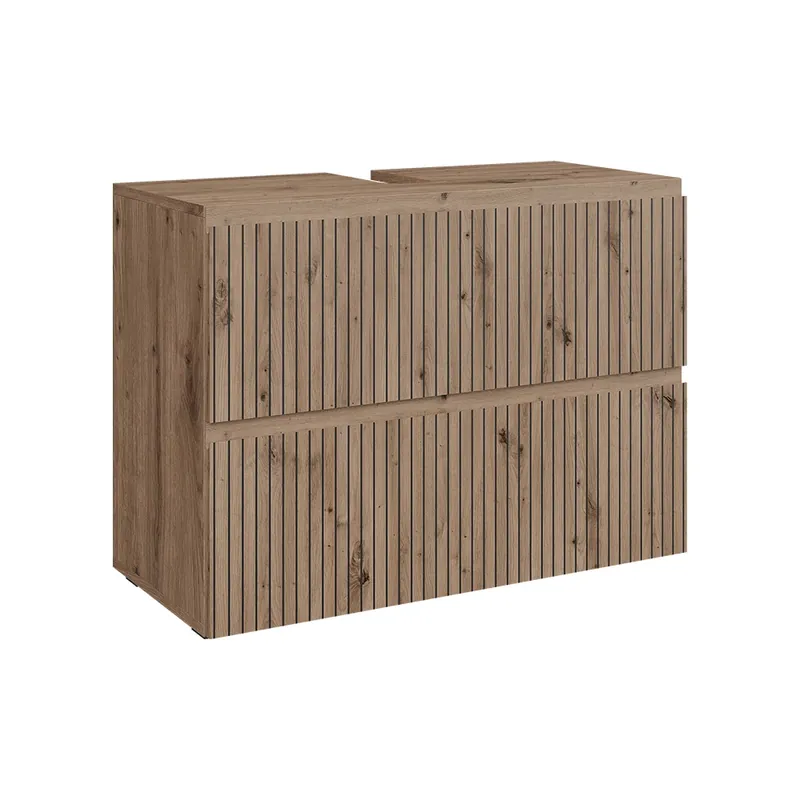 Popular Dulap de bază pentru chiuvetă Takumi Artizan 80x58 cm cu 2 sertare Vicco