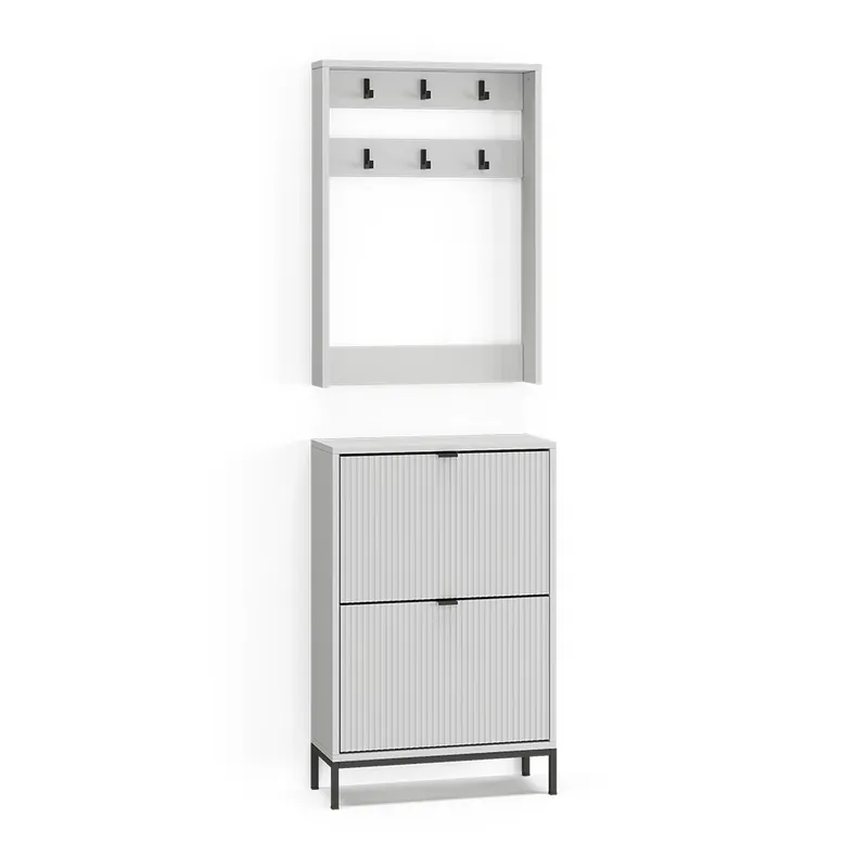 Noutate Dulap Eliza Alb 60x92 cm Set, 2 părți Vicco