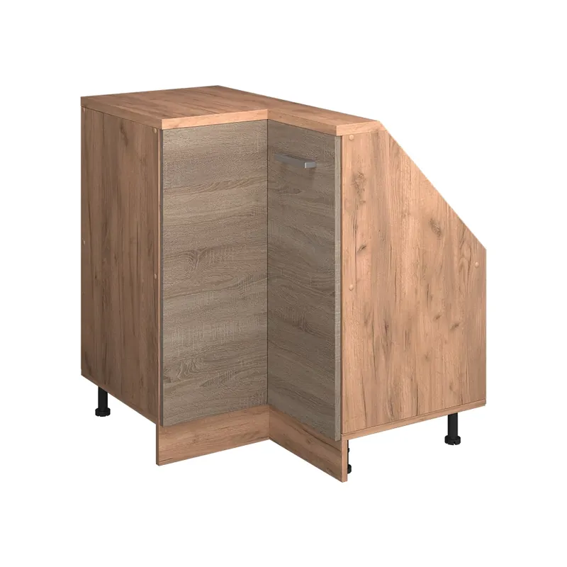 Dulap mansardă Dulap de colț Rion Stejar Sonoma/Goldkraft 75.6x81.6 cm cu 1 ușă Vicco Expediere rapidă