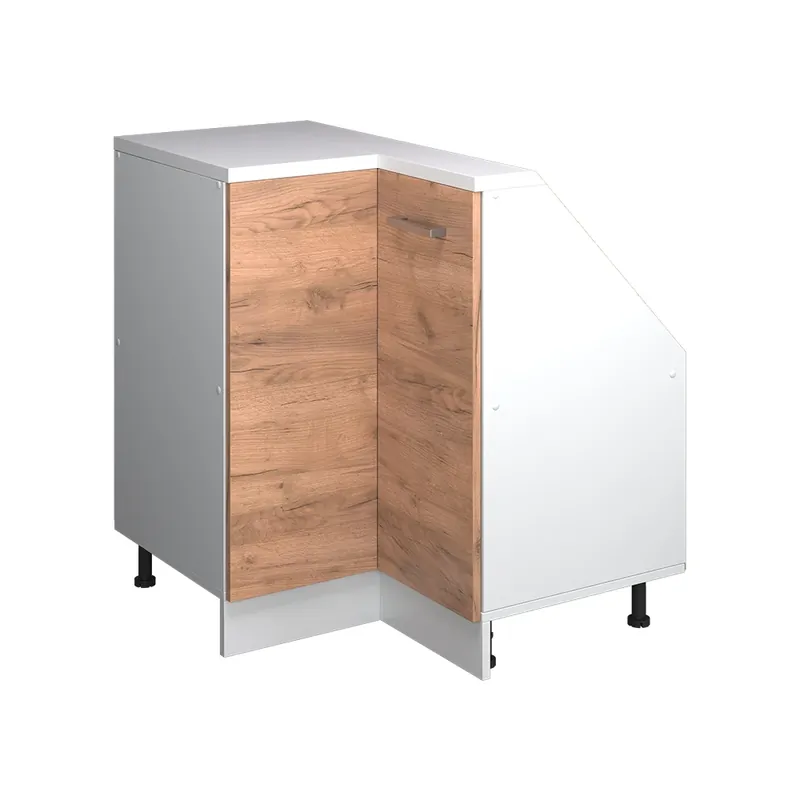 Dulap mansardă Dulap de colț Rion Stejar Goldkraft/alb 75.6x81.6 cm cu 1 ușă Vicco Ofertă specială