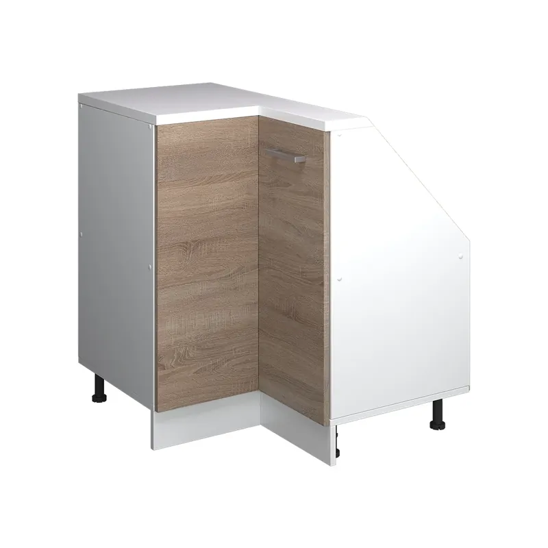 Dulap mansardă Dulap de colț Rion Sonoma/Alb 75.6x81.6 cm cu 1 ușă Vicco Preferatul clienților