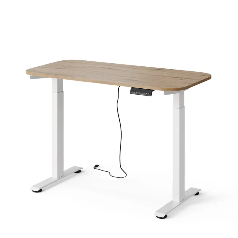 Preț mic Birou Elevate Alb/Artisan 120 x 60 cm 2 motoare Vicco