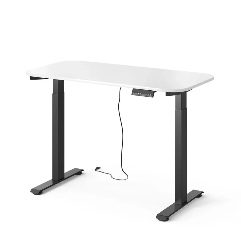 Birou Elevate Negru/alb 120 x 60 cm 2 motoare Vicco Preț mic