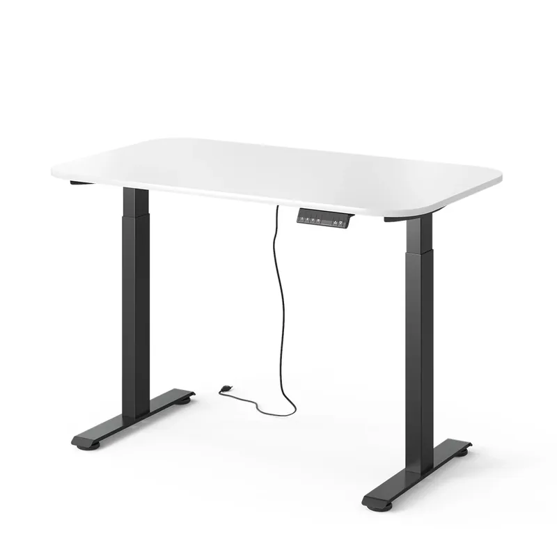 Birou Elevate Negru/alb 120 x 70 cm 2 motoare Vicco Retur ușor