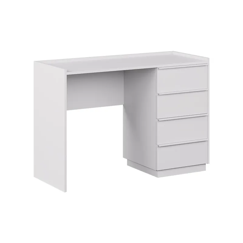 Super ofertă Birou Viktoria Alb 110 x 45 cm cu 4 sertare Vicco