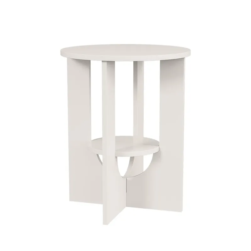 Noutate Masuta de cafea Vareo Alb 40 x 40 cm Vicco