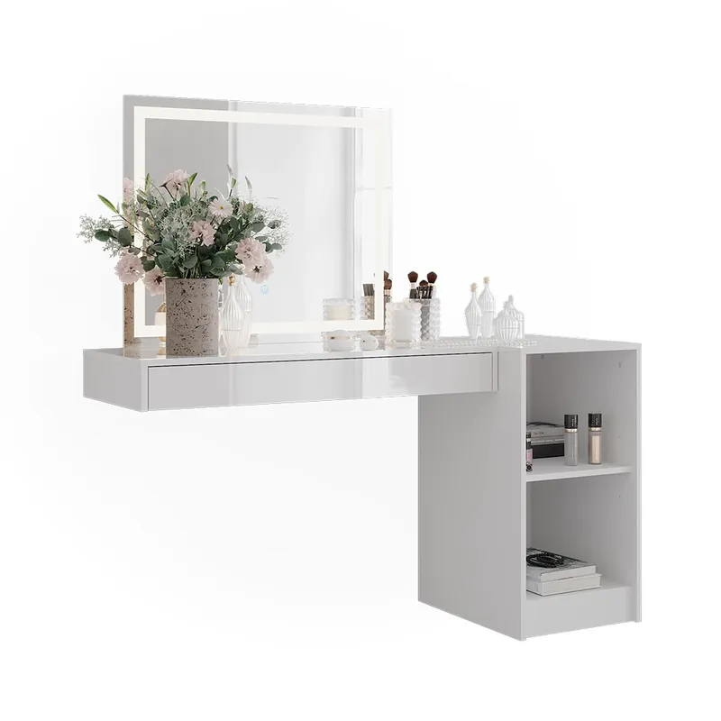 Masuta de toaleta Sherry Alb 100 cm 3 părți Vicco Ofertă exclusivă