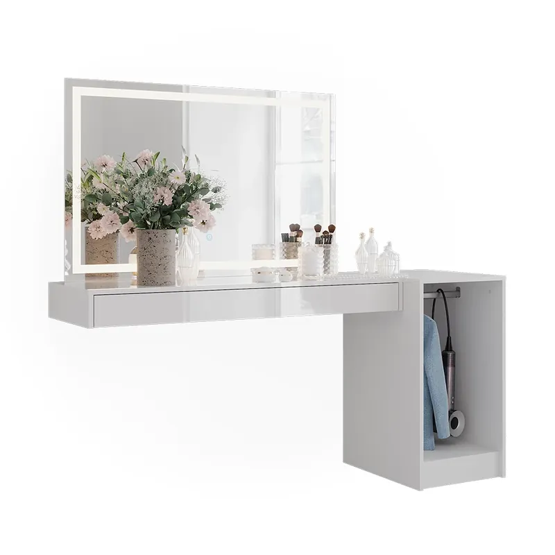 Masuta de toaleta Sherry Alb 120 cm 3 părți Vicco Reduceri
