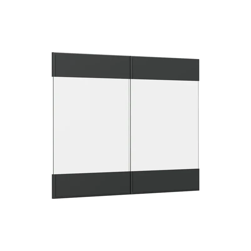 Front de bucătărie R-Line Casă de țară antracit 79.2x59 cm front de mobilier pentru dulap suspendat cu vitrină Vicco Preferatul clienților