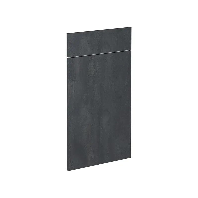 Popular Front de bucătărie R-Line Beton negru 39.6x70.8 cm front de mobilier pentru dulap inferior cu sertare Vicco