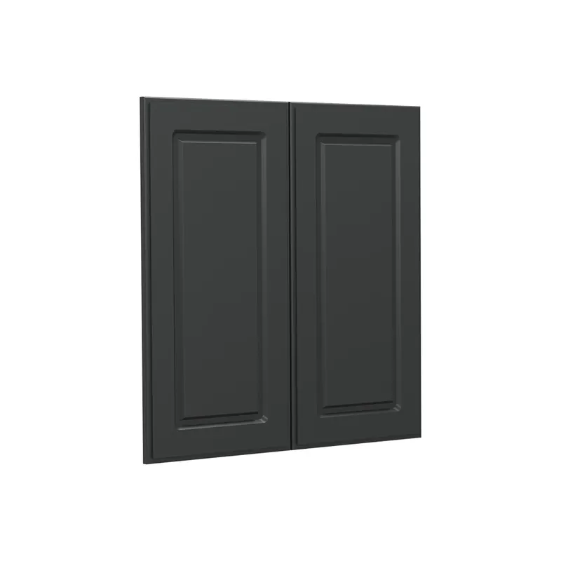 Expediere rapidă Front de bucătărie R-Line Casă de țară antracit 59.2x59 cm front de mobilier pentru dulap suspendat Vicco