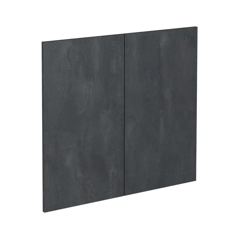 Livrare rapidă Front de bucătărie R-Line Beton negru 79.2x71.3 cm front de mobilier pentru dulap sub chiuvetă Vicco