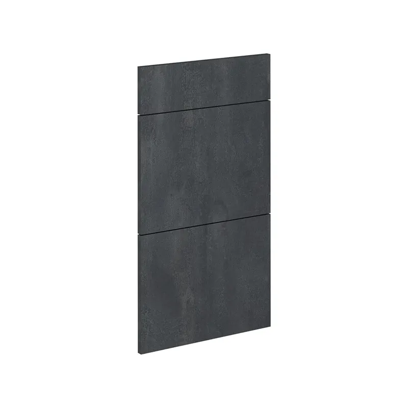 Front de bucătărie R-Line Beton negru 39.6x70.4 cm front de mobilier pentru dulap inferior cu sertare Vicco Plată sigură