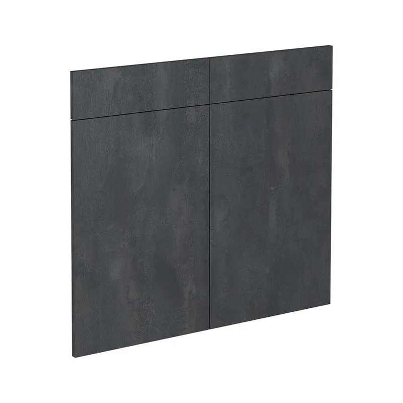 Front de bucătărie R-Line Beton negru 79.2x70.8 cm front de mobilier pentru dulap inferior cu sertare Vicco Cumpără acum