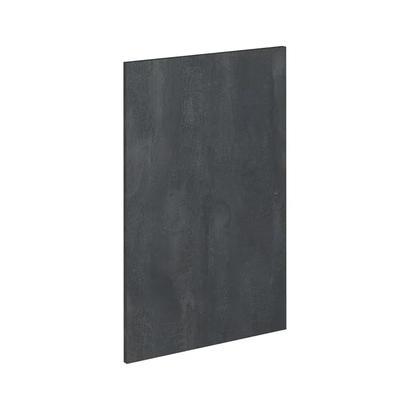 Chilipir Front de bucătărie R-Line Beton negru 39.6x71.3 cm front de mobilier pentru dulap inferior de colț Vicco