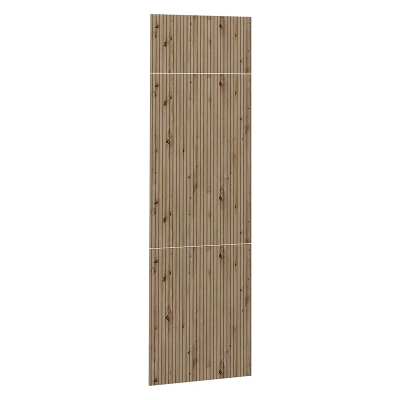 Front de bucătărie R-Line Stejar artizanal 59.6x196 cm front de mobilier pentru dulap de încorporare frigider Vicco Disponibil imediat