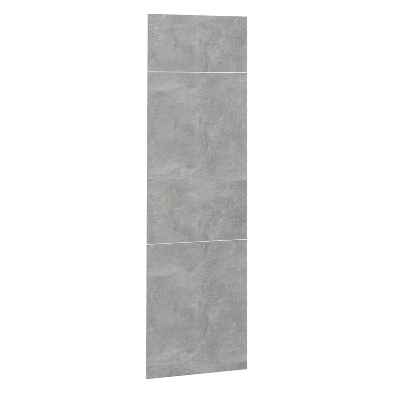 Ultima șansă Front de bucătărie R-Line beton 59.6x196 cm front de mobilier pentru dulap de încorporare frigider Vicco