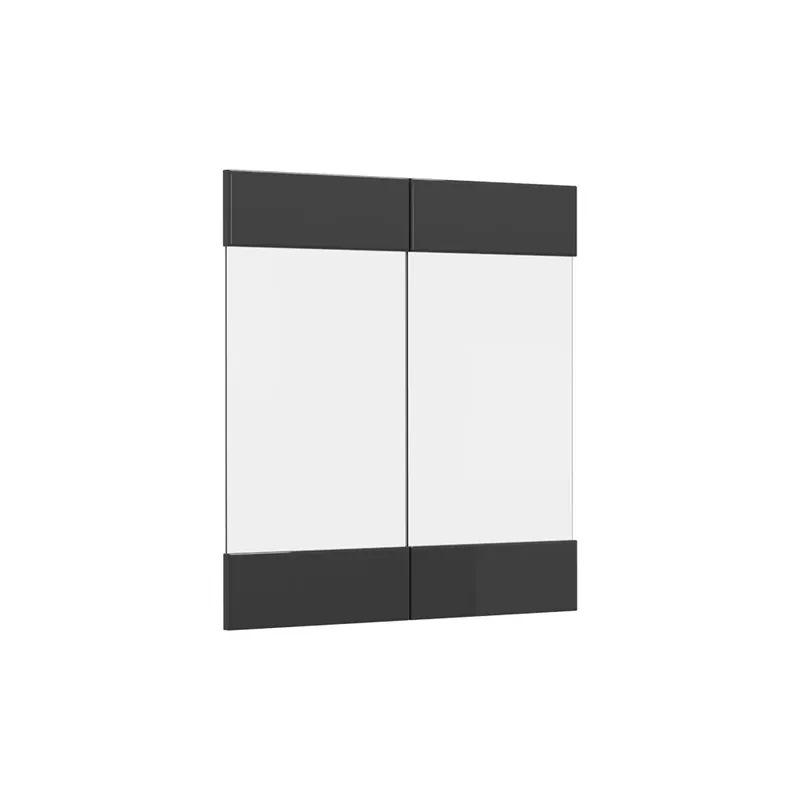 Front de bucătărie R-Line Antracit lucios ridicat 59.2x59 cm front de mobilier pentru dulap suspendat cu vitrină Vicco Ofertă limitată