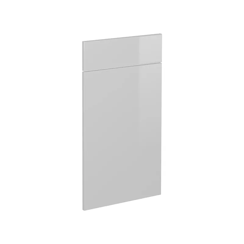 Popular Front de bucătărie R-Line Alb lucios ridicat 39.6x71.6 cm front de mobilier pentru dulap inferior cu sertare Vicco