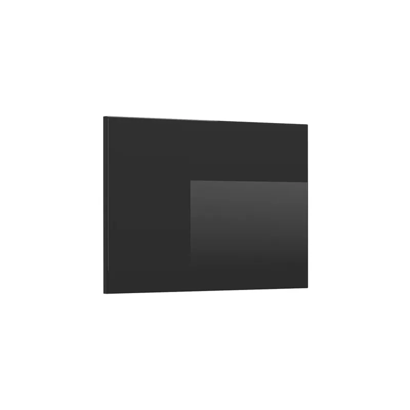 Lichidare de stoc Front de bucătărie R-Line Negru lucios ridicat 59.6x36 cm front de mobilier pentru dulap suspendat plat Vicco