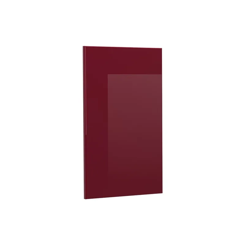 Plată sigură Front de bucătărie R-Line Roșu lucios ridicat 36.4x59 cm front de mobilier pentru dulap suspendat de colț Vicco