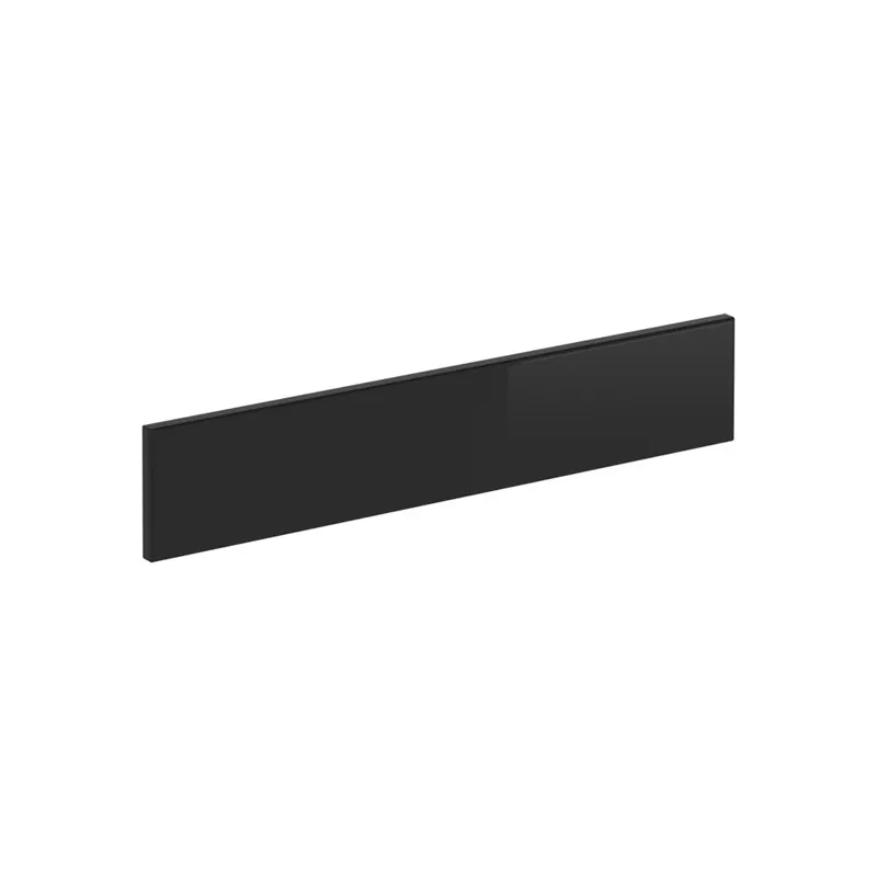 Front de bucătărie R-Line Negru lucios ridicat 59.6x11.2 cm front de mobilier pentru dulap de încorporare cuptor Vicco Ofertă exclusivă