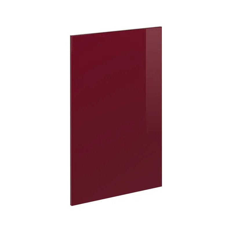 Front de bucătărie R-Line Roșu lucios ridicat 39.6x71.3 cm front de mobilier pentru dulap inferior de colț Vicco Plată securizată