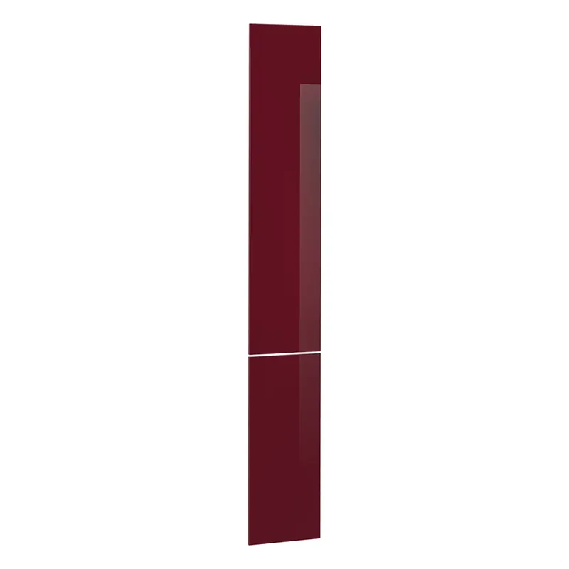 Livrare expres Front de bucătărie R-Line Roșu lucios ridicat 29.6x196 cm front de mobilier pentru dulap înalt extractibil Vicco