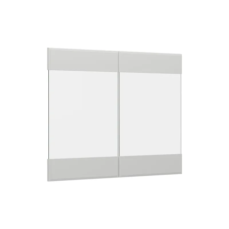 Doar azi Front de bucătărie R-Line Casă de țară albă 79.2x59 cm front de mobilier pentru dulap suspendat cu vitrină Vicco