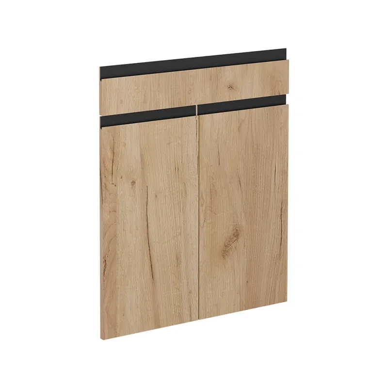 Plată securizată Front de bucătărie R-Line Stejar Goldkraft 59.2x70.8 cm front de mobilier pentru dulap inferior cu sertare Vicco