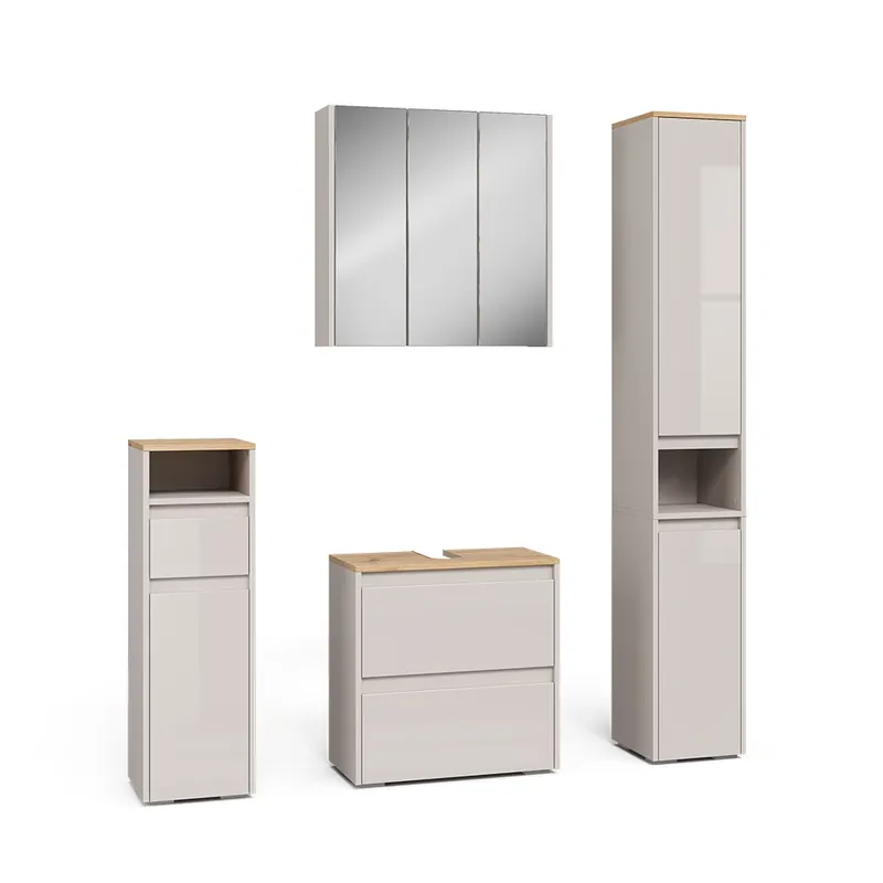 Set mobilier baie Majest Cașmir/Artisan 4 părți Vicco Expediere rapidă