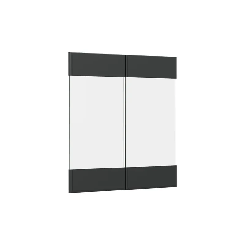 Front de bucătărie R-Line Casă de țară antracit 59.2x59 cm front de mobilier pentru dulap suspendat cu vitrină Vicco Ofertă exclusivă
