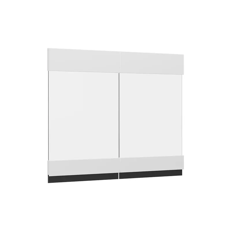 Front de bucătărie R-Line Alb 79.2x59 cm front de mobilier pentru dulap suspendat cu vitrină Vicco Ofertă specială