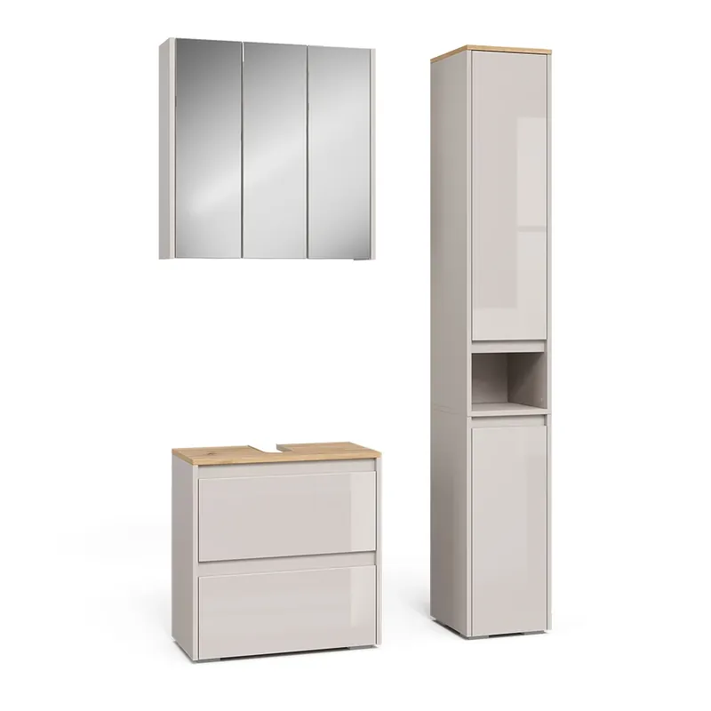 Preț redus Set mobilier baie Majest Cașmir/Artisan 3 părți Vicco