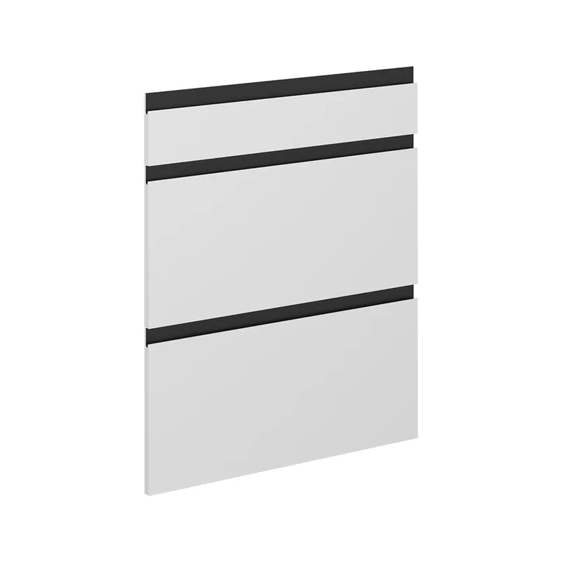 Retur ușor Front de bucătărie R-Line Alb 59.6x71.3 cm front de mobilier pentru dulap inferior cu sertare Vicco