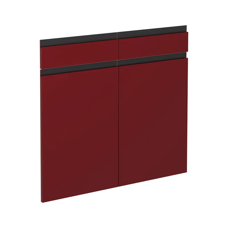 Front de bucătărie R-Line Roşu 79.2x70.8 cm front de mobilier pentru dulap inferior cu sertare Vicco Livrare expres