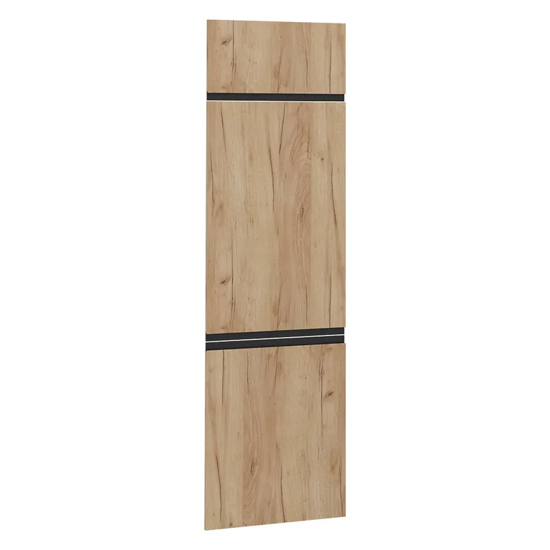 Front de bucătărie R-Line Stejar Goldkraft 59.6x196 cm front de mobilier pentru dulap de încorporare frigider Vicco Cumpărături sigure